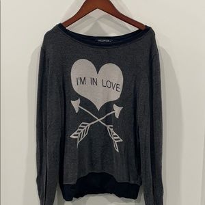 Wildfox “I’m in Love” Sweatshirt